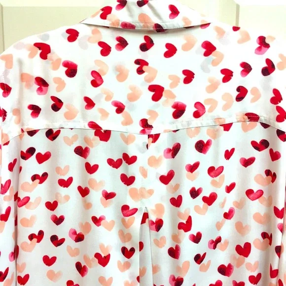 Sprinkled Hearts L/S Rayon Shirt - Picture 6 of 10